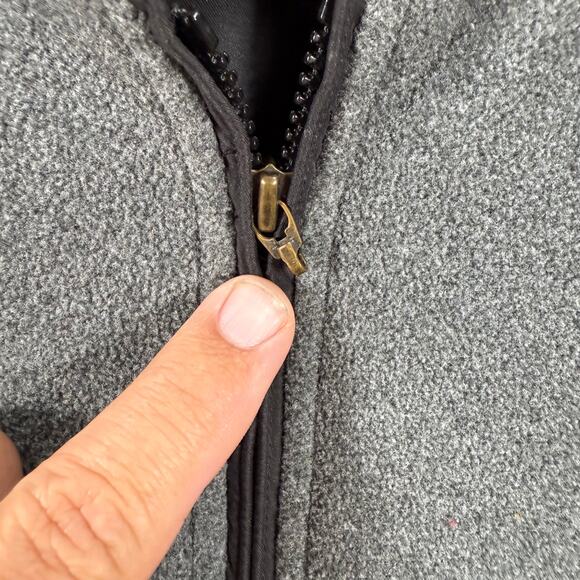 FootJoy Full Zip Golf Jacket Men's XL Gray/Black Zip-Off Sleeves Activewear READ - Picture 2 of 14